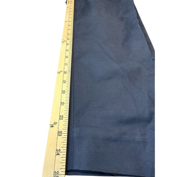 Everlane Structured Cotton V-Neck Jumpsuit in Navy Size 4 EUC Pockets Ankle - Picture 6 of 8